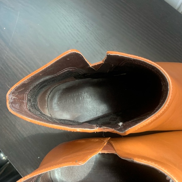 Cole Haan saddle leather ankle boots - Picture 6 of 7